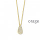 Orage PLAQUE ketting BB070/45cm.