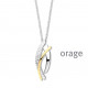 Orage Zilver ketting BB081/45cm.
