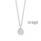 Orage Zilver ketting BB084/45cm.