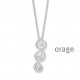 Orage Zilver ketting BB090/50cm.