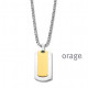 Orage Heren ketting staal BB095/65cm.