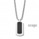 Orage Heren ketting staal BB096/65cm.