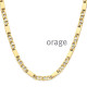 Orage Heren ketting staal BB112/55cm.