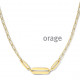Orage PLAQUE ketting BB119/45cm.