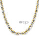 Orage stalen PLAQUE ketting BB124/49cm.