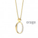Orage PLAQUE ketting BB134/45cm.