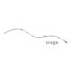 Orage Armband in zilver BB159 (20cm.)