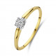 18 karaat ring met zirconia  GR4899BZ