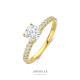 18 karaat ring met Lab Diamond 0.75+0.23ct ar9007a