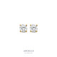 18 karaat oorringen met Lab Diamond 1.00 ct aE9003a