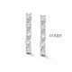Orage Oorringen in zilver BB211