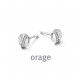 Orage Oorringen in zilver BB226
