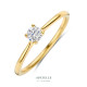 18 karaat ring met Lab Diamond 0.20ct ar9131a