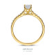 18 karaat ring met Lab Diamond 0.50ct+0.20ct ar9116a