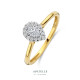 18 karaat ring met Lab Diamond 0.285 ct ar9077k