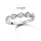 Orage Dames ring zilver met lab grow diamant BC022