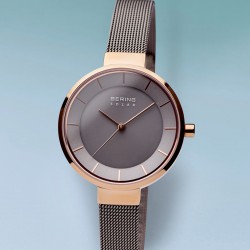 Bering Dames horloge Solar 31mm 14631-369