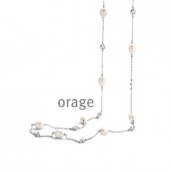 Orage collier in zilver AR017 90cm.