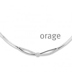 Orage collier in zilver AS060/45cm.