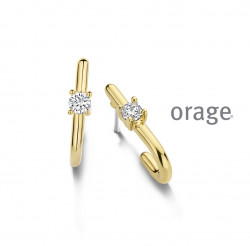 Orage Oorringen in plaque AW111