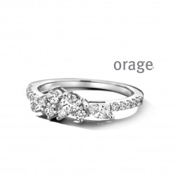 Orage Damesringen zilver AW020