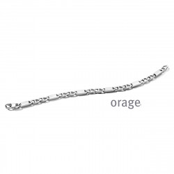Orage Heren Armband in staal AW150/21 cm.