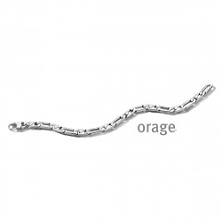 Orage Heren Armband in staal AW151/21 cm.