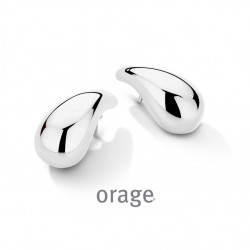 Orage Oorringen in zilver AW369