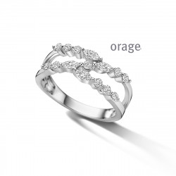 Orage Dames ring zilver BA059