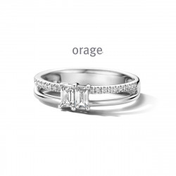 Orage Dames ring zilver BA003