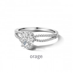 Orage Dames ring zilver BA032