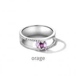 Orage Dames ring zilver BA048