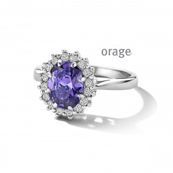 Orage Dames ring zilver BA068