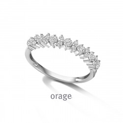 Orage Dames ring zilver BA069