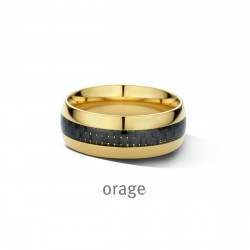 Orage Heren ring staal BA183