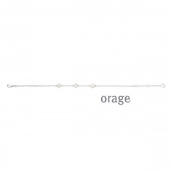 Orage Armband in zilver BA134