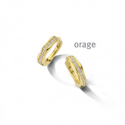 Orage Oorringen in plaque BA012