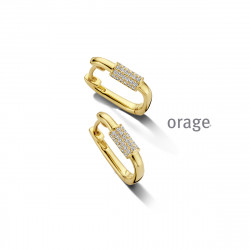 Orage Oorringen in plaque BA030