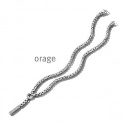 Orage Zilver ketting BA019/43cm.