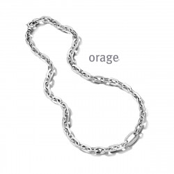 Orage Zilver ketting BA027/45cm.