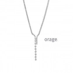 Orage Zilver ketting BA065/45cm.