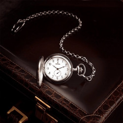 Festina F2026/1 zakhorloge zilverkleurig en ketting van 35 cm