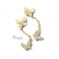 OORBELLEN ORAGE KIDS vergulde OORRINGEN K3003