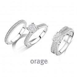 Orage Dames ring zilver BA221