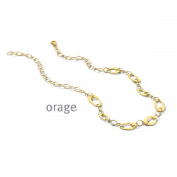 Orage PLAQUE ketting BA337/47cm.