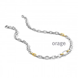 Orage Zilver ketting BA354/45cm.