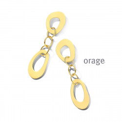 Orage Oorringen in plaque BA335