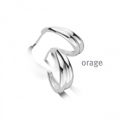 Orage Oorringen in ZILVER BA357