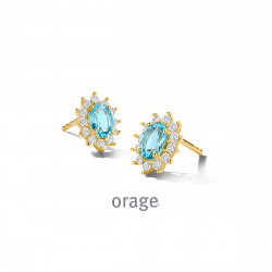 Orage Oorringen in plaque BA304