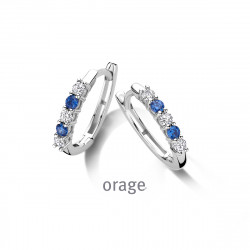 Orage Oorringen in ZILVER BA312